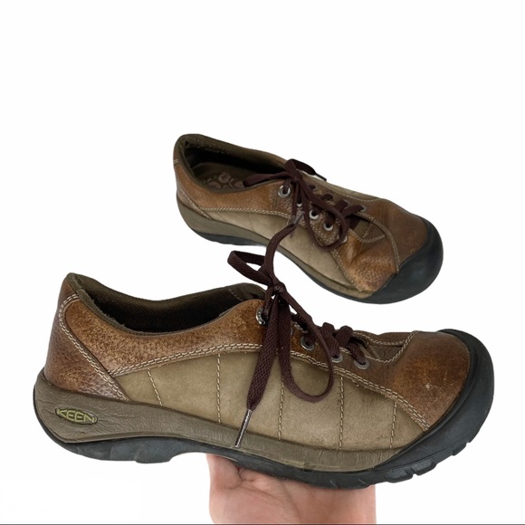 Keen Presidio Womens Comfort Hiking Shoe Leather - Picture 1 of 8